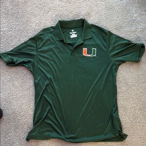 U Miami hurricane / canes polo